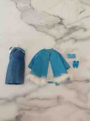  Vintage Barbie Sears Exclusive Beautiful Blues Gift Set Pieces VHTF Excellent