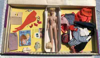 Vintage 1960’s Blonde Ponytail Barbie Doll Mix “n” Match Set #857
