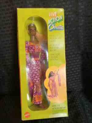 Vintage Barbie 1970 Live Action Christie NRFB Beautiful Very Rare