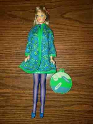 Vintage 1968 Standard Barbie wearing #1544 Sears Travel in Style Case