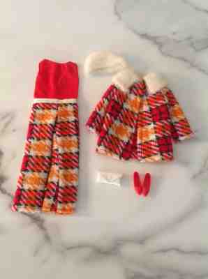  Vintage Barbie Sears Exclusive Perfectly Plaid Gift Set Pieces # 1193 (1971-72)