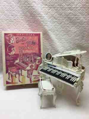 Vintage 1960's Barbie or Midge Susy Goose Grand Piano w/ Original box Rare! READ