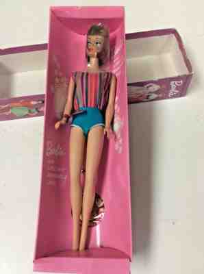 Vintage American Girl Barbie Brunette/Titan #1070 in Box w/Booklet & Stand NEW!