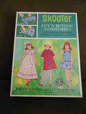 Vintage Barbie/Skooter Sears Exclusive #1036 Scooter Cut 'n Button Gift Set 1965