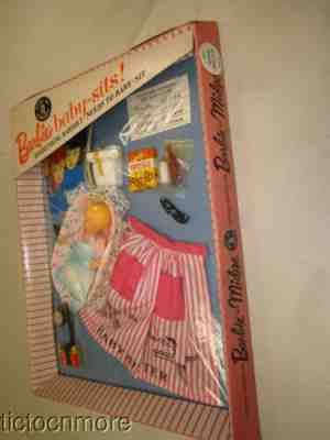 VINTAGE BARBIE DOLL FASHION SET#953 BARBIE BABYSITS ALL ORIGINAL SEALED NRFB!
