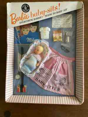 Vintage Barbie Baby Sits #953 Complete NRFB