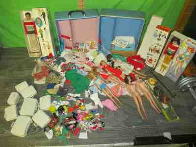 vintage 100% authentic 1960s Mattel Barbie Ken Midge etc lot HUGE COLLECTION