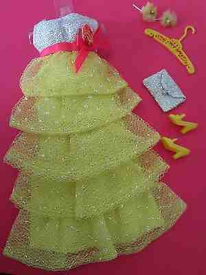 Vintage Barbie Sears Exclusive #1595 Fabulous Formal Barbie Gown   HTF RARE