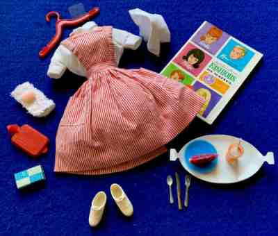 Vintage Barbie 1964 Fashion Candy Striper Volunteer Complete. NICE!!