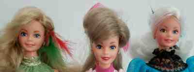 vintage superstar barbie estrela   brazil  3 doll lot rare 