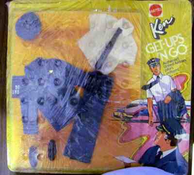 Mattel Barbie Ken Authentic United Airlines Pilots Uniform Vintage