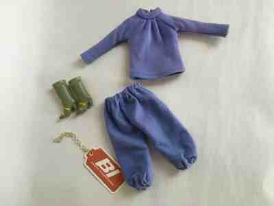 Vintage Barbie Braniff Blue Hostess Pajamas by Marx Wards Pucci No Doll