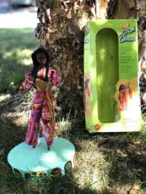 Vintage Live Action Christie with Barbie Stage And Box
