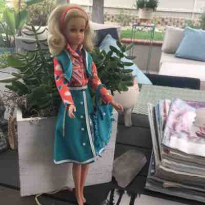 Vintage Barbie STUNNING ~BLONDE FRANCIE No Bangs Dressed In BUCKAROO BLUES