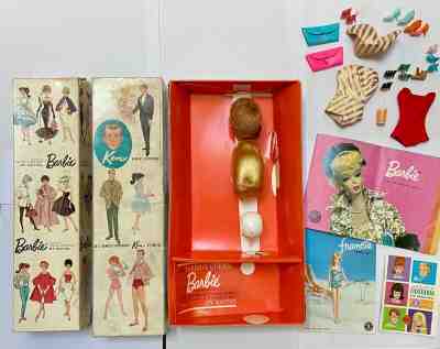 Great Vintage Barbie Ponytail Japanese Exclusive Dressed Box Lot 