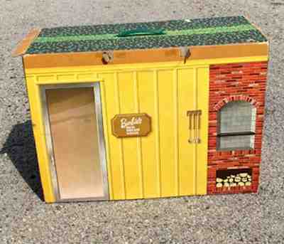 Vintage Barbie's  Dream House 1960's Many Pieces Needs Cleaning, Used Cond