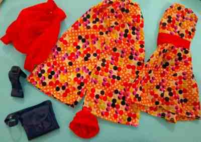 Vintage Barbie MODISCH KOMBINIERTI Tanti Pois #7979 European Rare
