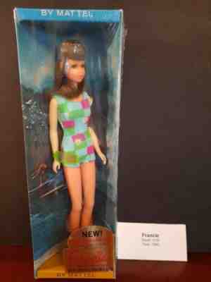 Vintage Barbie Bendable leg Francie #1130 NRFB HTF 