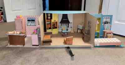 Tammy’s 1963 Ideal Cardboard Dream House Vintage Barbie Dream House