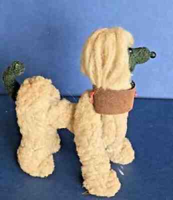 RARE Vintage HOT TOGS Afghan Dog - Adorable! From Barbie #1036 PUT-ONS & PETS