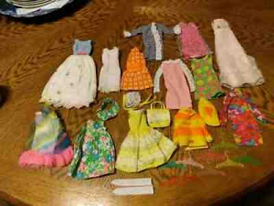 28 Pieces of Vintage Barbie Francie Clothing Lot 1960s All Tagged Francie NICE