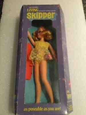 1970 Vintage Extremely Rare Beautiful Dramatic Living Skipper Barbie #1170 NRFB