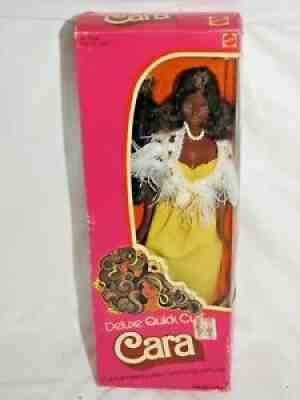 Vintage 1975 Deluxe Quick Curl Cara African American Barbie Doll NRFB No.9220