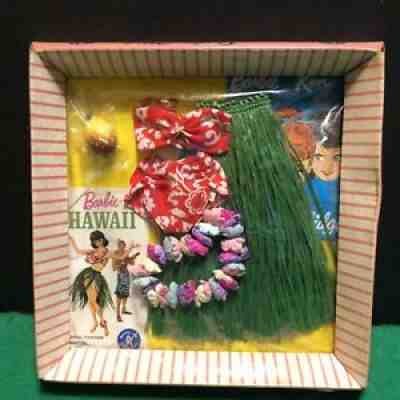 Vintage 1960s Barbie in Hawaii Outfit NRFB #1605 MIP NRFP Hawaiian Sealed