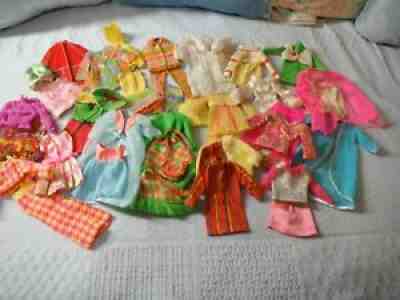 Huge Vintage MOD Barbie Lot, Lemon Kick, All About Plaid ,Bridal Brocade