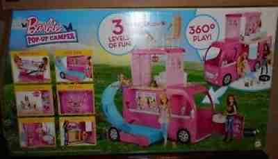 Barbie Pop-Up Camper Playset 