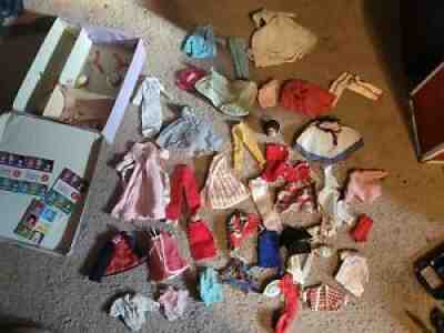 Large Group Of 1960's Barbie Clothes And Accessories