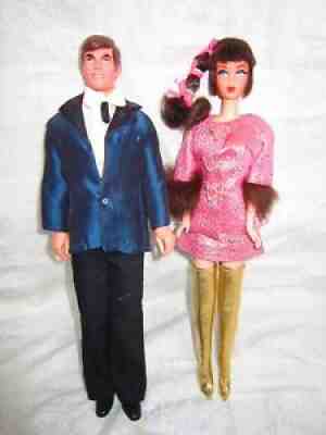Vintage Talking Barbie Doll â??Golden Groove â?? Busy Hands Ken â??Midnight Blueâ?
