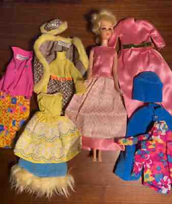 Barbie Francie Growing Pretty Hair Doll With Outfits, Inc/ Sears Prom Pinks