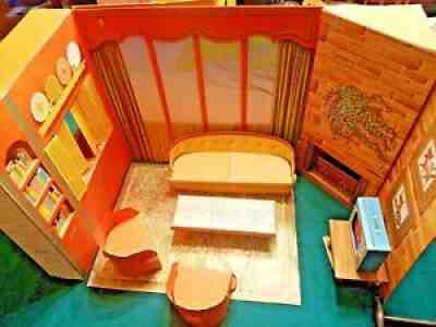 1964 NEW DREAM HOUSE BARBIE MATTEL CARDBOARD STRUCTURE COMPLETE