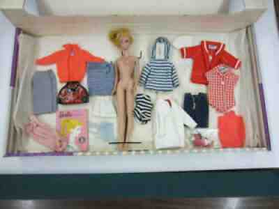 Vintage 1960 Mattel Barbie MIX â??Nâ?? MATCH Gift Set #857 Blonde #4 Ponytail
