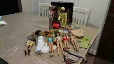 Vintage Barbie Huge Lot Susy Goose 4 Poster Bed w Original Box, Vintage Barbie's