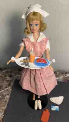 Vintage Barbie Midge Doll In â??Candy Striper  0889 1964 Outfit Mint &Complete EUC