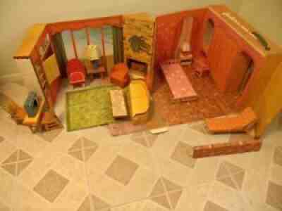 Vintage original 1960`s New Barbie Dream House used condition played with