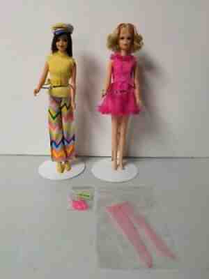 Vintage Barbie Lot of 2 1969 FRANCIE 1966 CASEY TWIST N TURN #1180 #1170