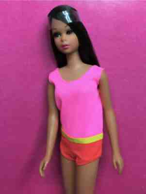 Vintage BARBIE COUSIN Sun Sun Japanese Exclusive FRANCIE DOLL w No Bangs byApril