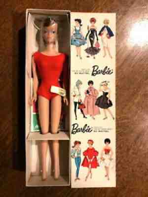 Vintage 1962 Ponytail Barbie Thermos, Great Graphics, Red Cup 10 Oz 