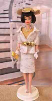 Vintage Brunette NM American Girl Barbie & HTF "On The Avenue" #1644 1965 Extras