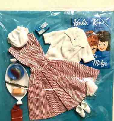 Vintage Mattel Barbie #889 Candy Striper Volunteer MOC NO Outer Box 1964 NRFP