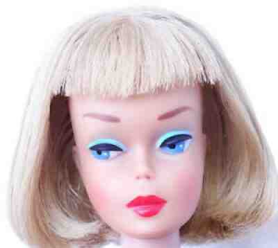 AMAZING Vintage Long Hair HIGH Color Blonde American Girl Barbie Doll MINT