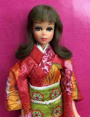Vintage BARBIE cousin FRANCIE in Kimono Japanese Exclusive Japan DOLL byApril