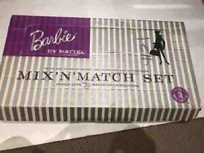 RARE Vintage Barbie Mix n Match #857 Gift Set w #4 Barbie