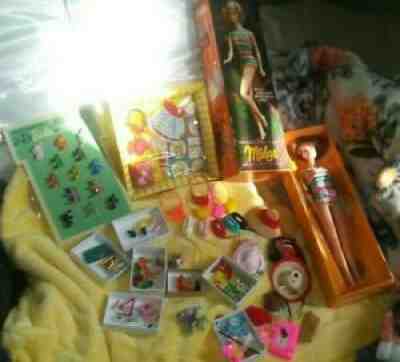 1960's Vintage Barbie,Lot,NRFB MOC Bendable Doll Box Japan Accessories