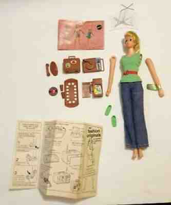 Vintage Busy Hands Francie 1971 Mattel Barbie Wrist Tag TLC Original Outfit