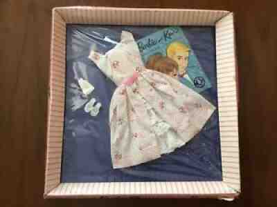 Vintage Barbie Garden Party NIB New Pink Dress #931