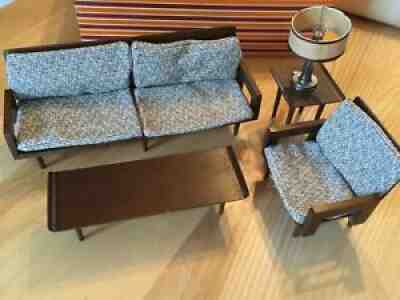 1950's Mattel Modern Furniture Japan for Barbie Size dolls Complete Set w/ Box